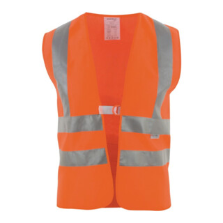 Warnweste Gr.univ.orange m.Schulterreflexstreifen EN 20471 Kl.2 ASATEX