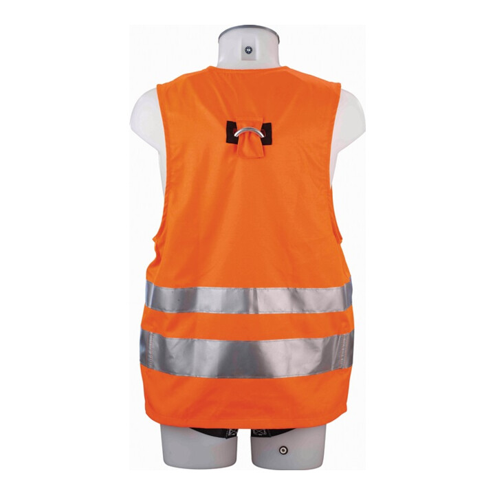 Warnweste MAS40 Quick EN361 EN20471 2-Punkt,Weste orange f.Gr.44-54 MAS