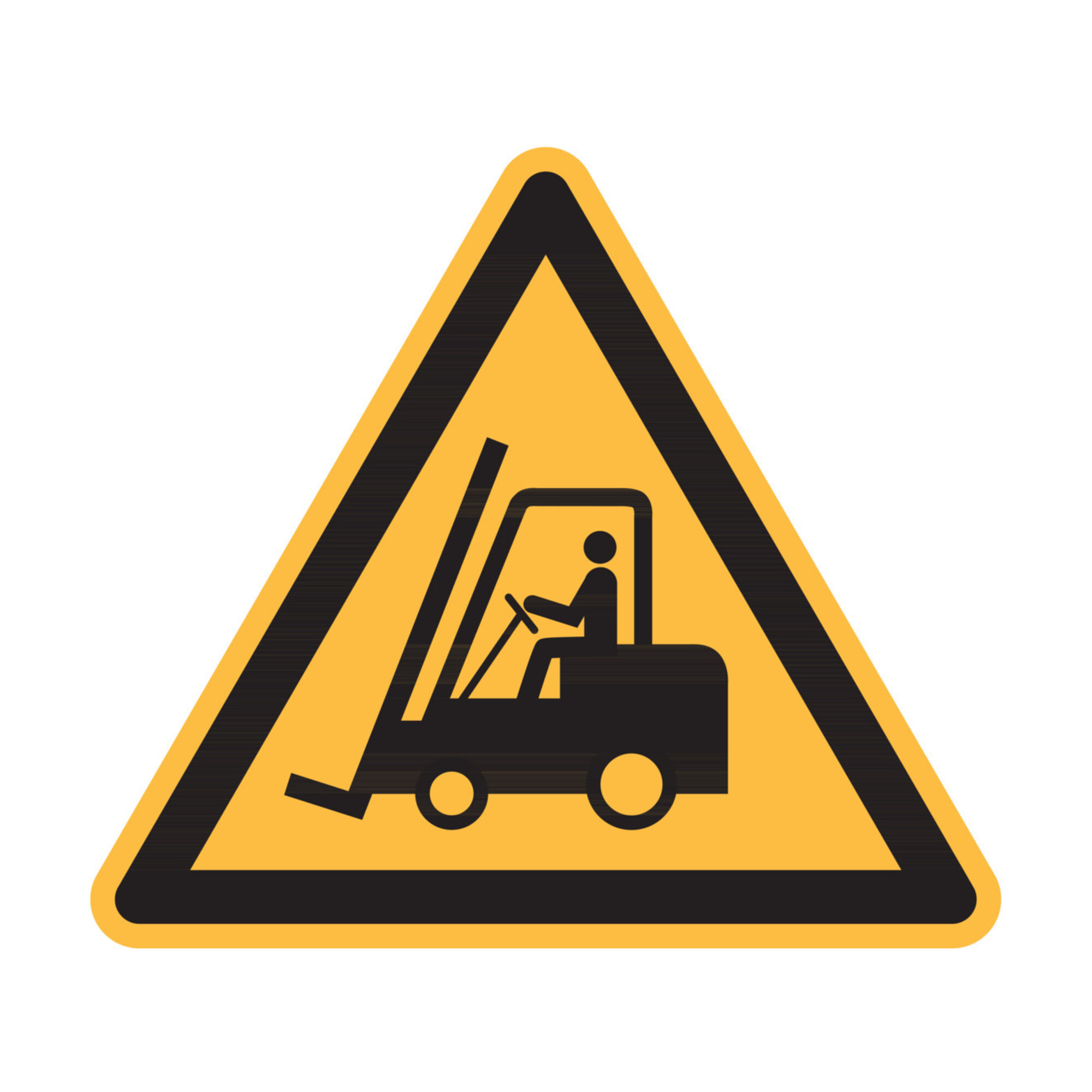 Warnzeichen Warnung vor Flurförderfahrzeugen, Typ: 01200 ; Industrial Quality Supplies