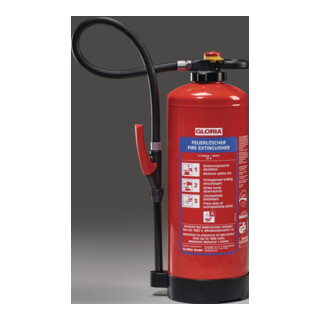 Wasserfeuerlöscher WKL 6 PRO 6l Aufladegerät Brandkl.21 A m.Wandh.GLORIA