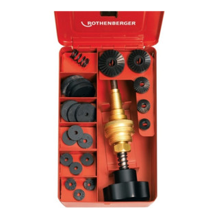 Wasserhahnventilfräserset Arbeitsb.3/8-1 Zoll Stahlbl.-Kassette ROTHENBERGER
