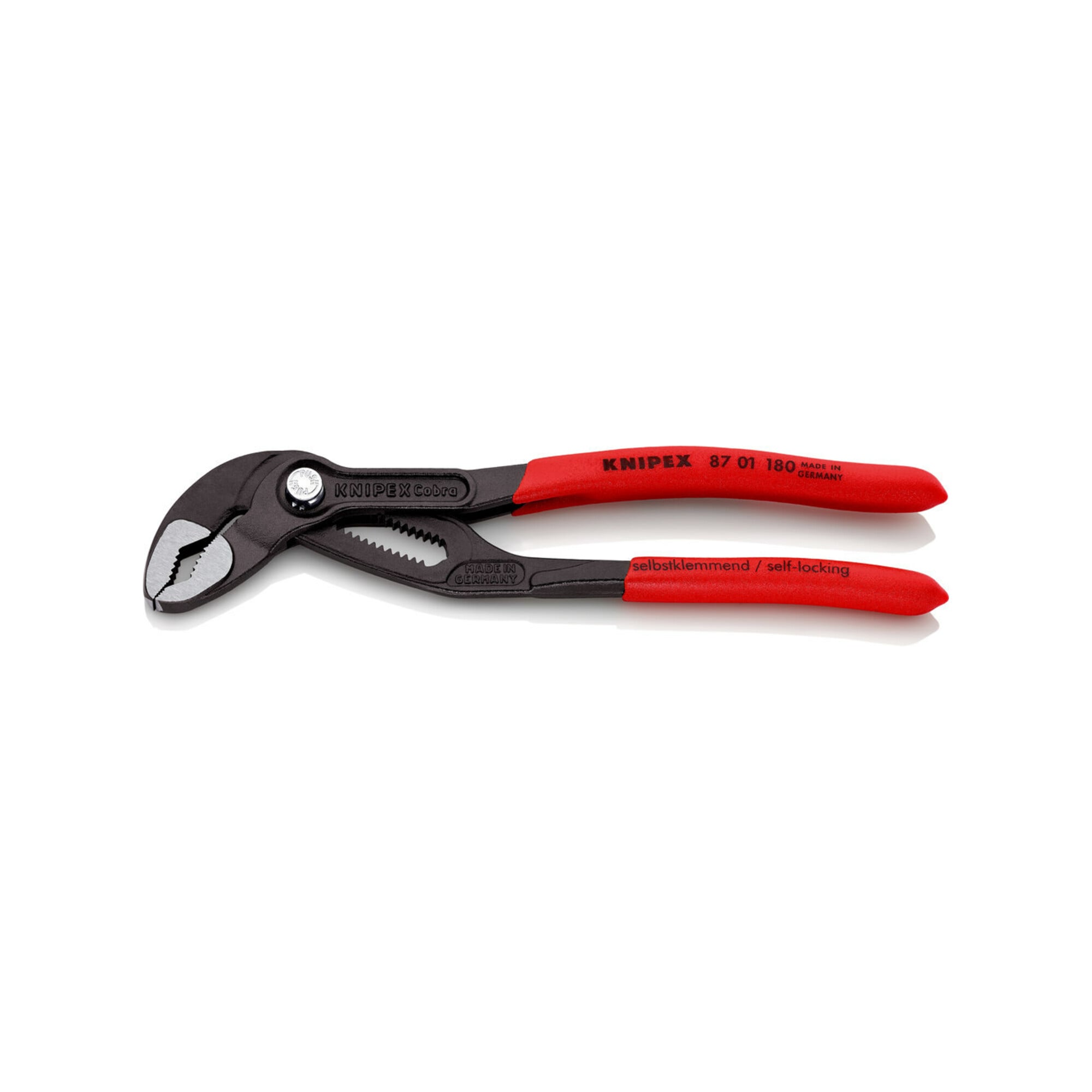 Wasserpumpenzange Cobra L.180mm Spann-W.36mm pol. m.Ku.-Überzug SB Knipex