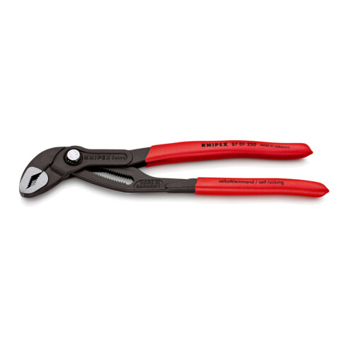 Wasserpumpenzange Cobra L.250mm Spann-W.46mm pol. m.Ku.-Überzug Knipex