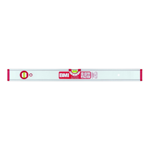 Wasserwaage ALUSTAR 60cm Alu.silber ± 0,5 mm/m BMI