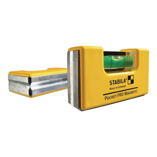 Wasserwaage Mini A Kunststoff Pocket Pro Magnetic Incl Clip 7