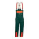 WATEX Pantalon à bavette anti-coupure FJ Des.A, Cl.1, 54, vert/orange