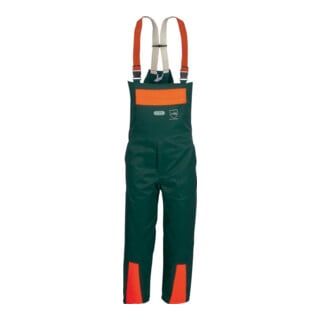 WATEX Schnittschutzlatzhose FJ Des.A,Cl.1,58,grün/orange