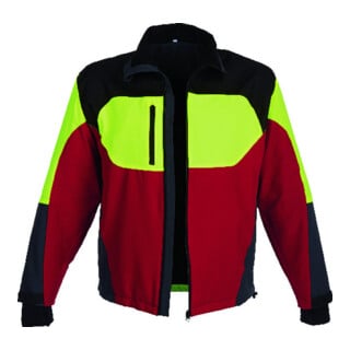 WATEX Stretchjacke Forest Jack Red,Gr.XL,rot/anthrazit/gelb