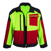 WATEX Veste Softshell ForestJack Rouge, T2XL, rouge/anthracite/jaune