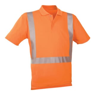 WATEX Warn-Polo-Shirt leuchtorange, Gr. 3XL