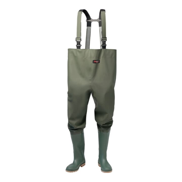 Wathose Gr.42 olivgrün PVC auf Polyester-Trägergewebe