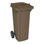 WAVE Bac à déchets 80 l plastique marron