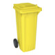 WAVE Grande poubelle 80 l plastique jaune-1