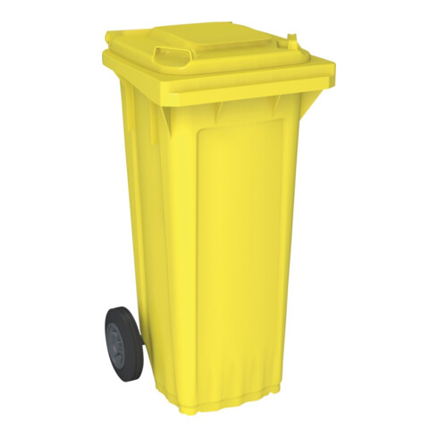 WAVE Grande poubelle 80 l plastique jaune