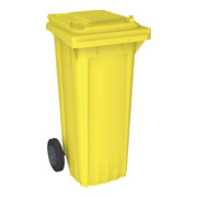 WAVE Grande poubelle 80 l plastique jaune