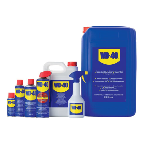 WD-40 Multifunktionsprodukt Kanister 5l + Zerstäuber