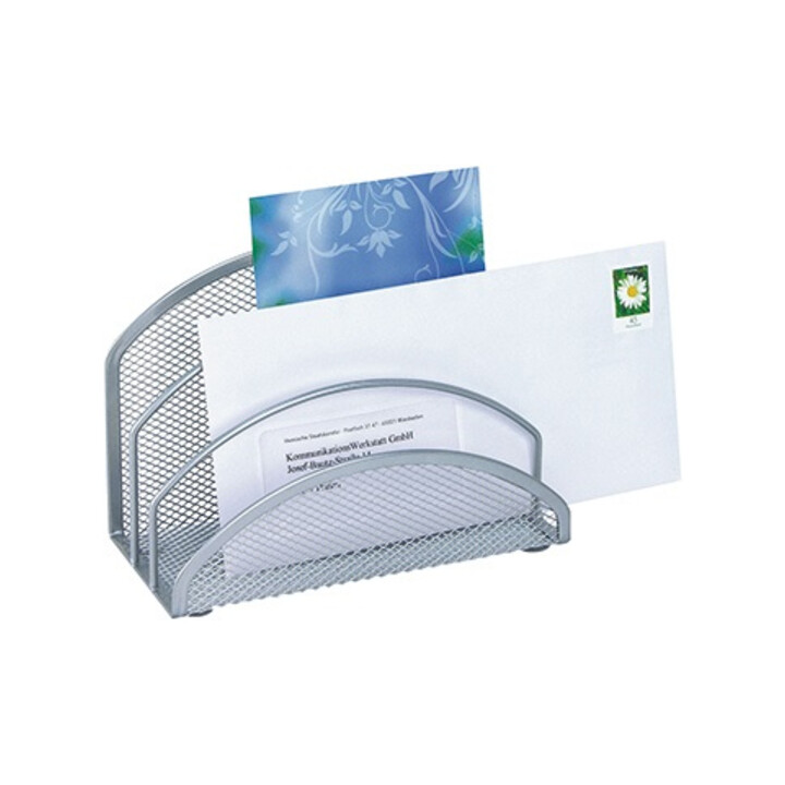 WEDO Briefständer Office 65354 18,5x8,5x12,5cm Drahtmetall silber