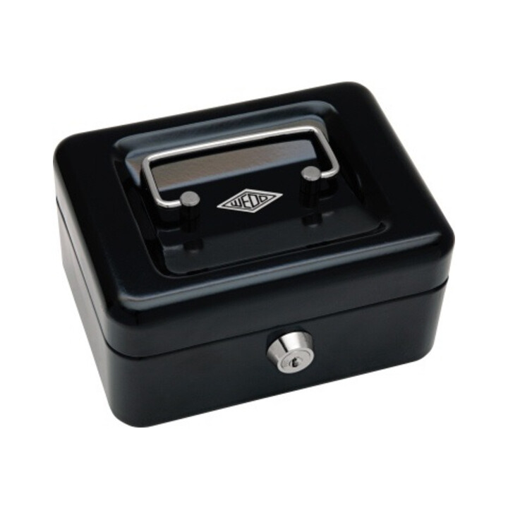 WEDO Geldkassette 145121X 15,2x11,5x8cm Größe 1 schwarz