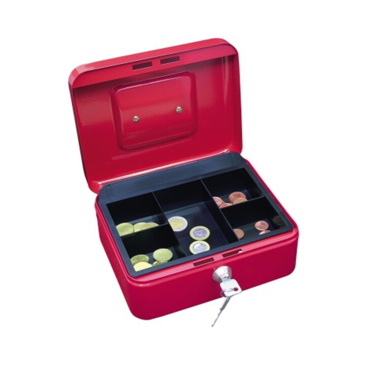 WEDO Geldkassette 145202X 20x16x9cm Größe 2 rot