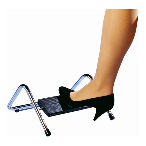 WEDO Repose-pieds noir I335×P345×H165mm réglage hauteur 4 positions 60-145mm