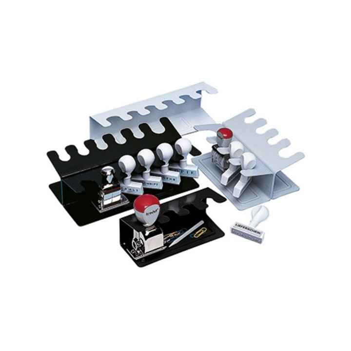 WEDO Stempelträger 640401 4fach gerade Metall schwarz