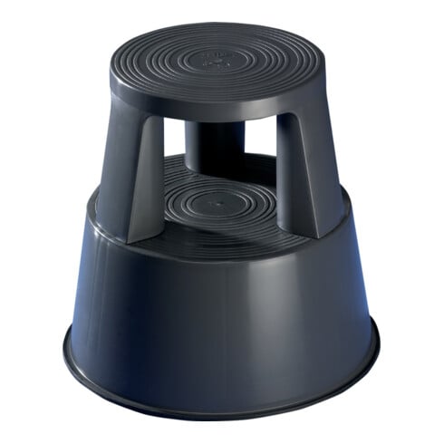 WEDO Tabouret roulant gris clair H. avec/sans charge 425/430 mm D. haut 290 mm D. bas 440 mm