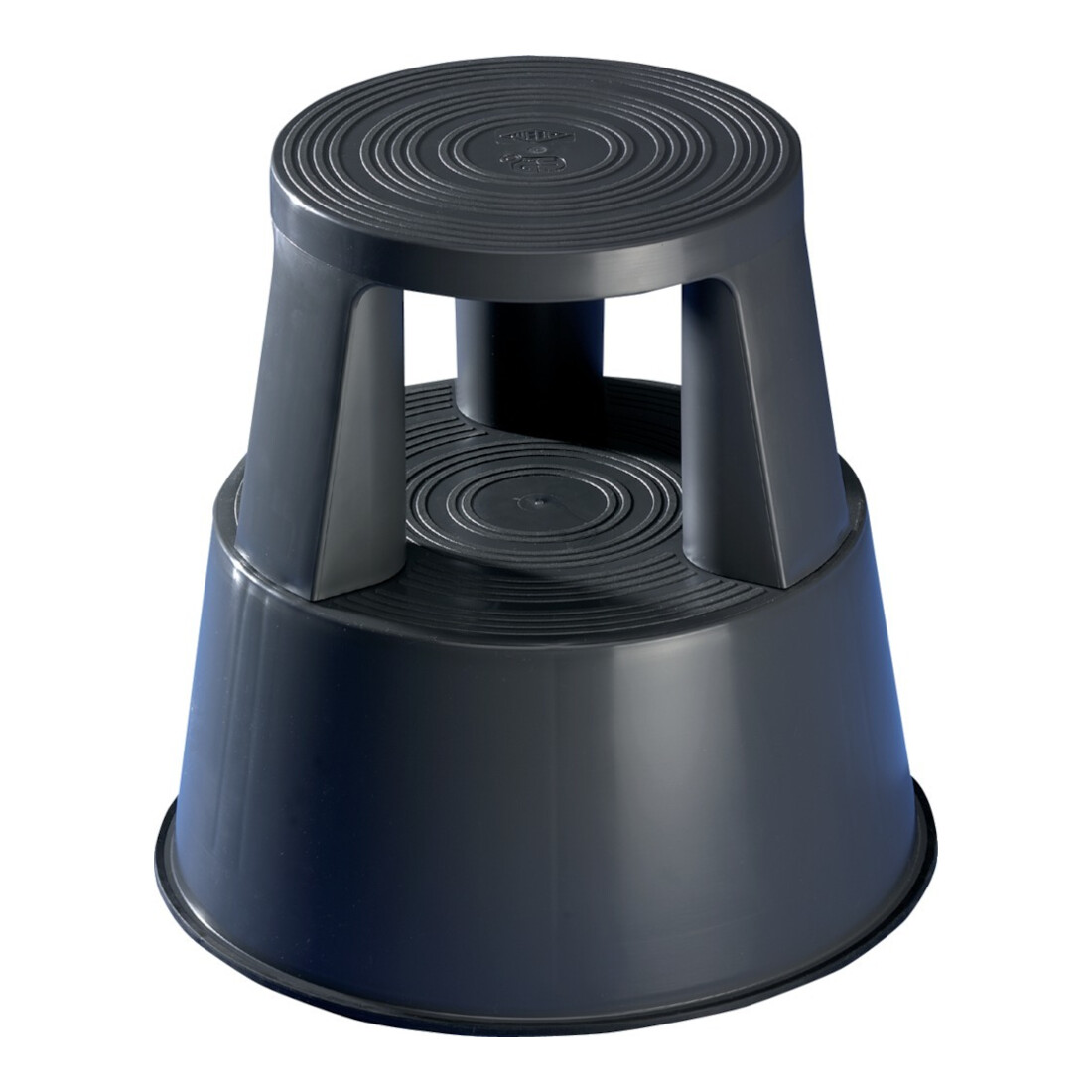 WEDO Tabouret roulant gris clair H. avec/sans charge 425/430 mm D. haut 290 mm D. bas 440 mm