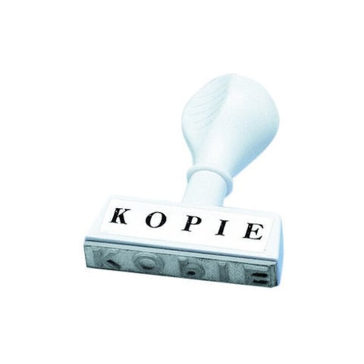 WEDO Textstempel 19324 KOPIE 45mm Kunststoff weiß