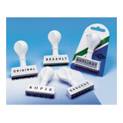 WEDO Textstempel ERLEDIGT 19316 45mm Kunststoff weiß-4