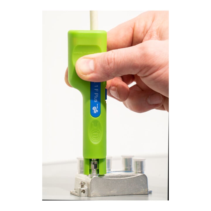 WEICON Abisolierwerkzeug Coax-Stripper No. 1 F Plus Green Line