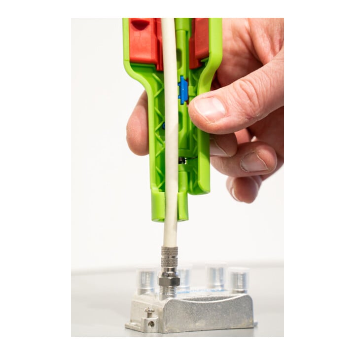 WEICON Abisolierwerkzeug Coax-Stripper No. 1 F Plus Green Line