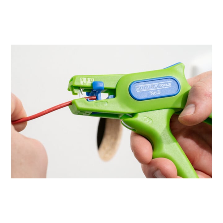 WEICON Abisolierzange No. 5 Green Line Arbeitsbereich 0,2–6,0 mm²