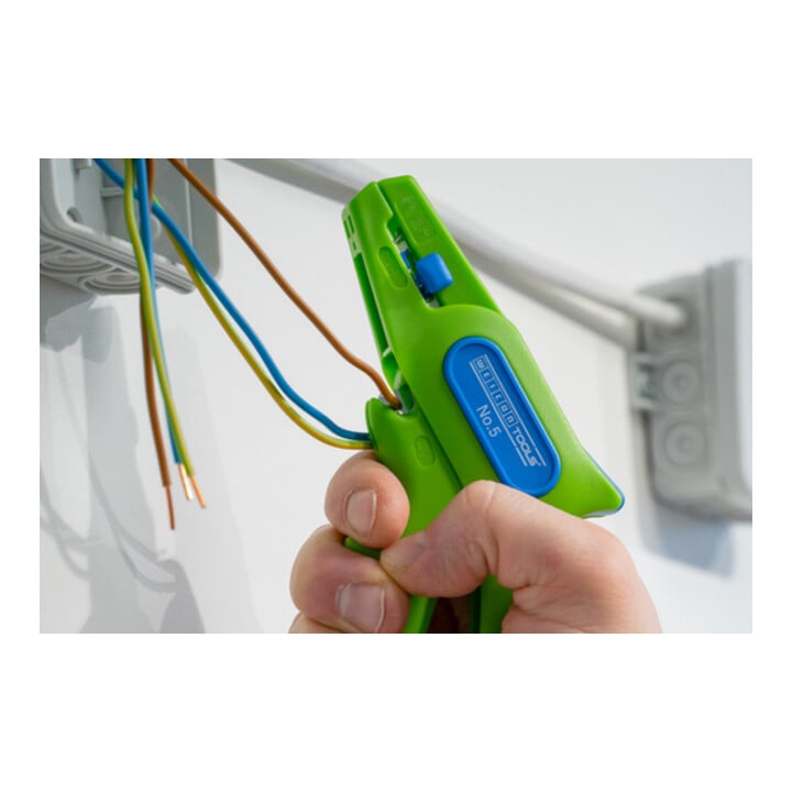 WEICON Abisolierzange No. 5 Green Line Arbeitsbereich 0,2–6,0 mm²