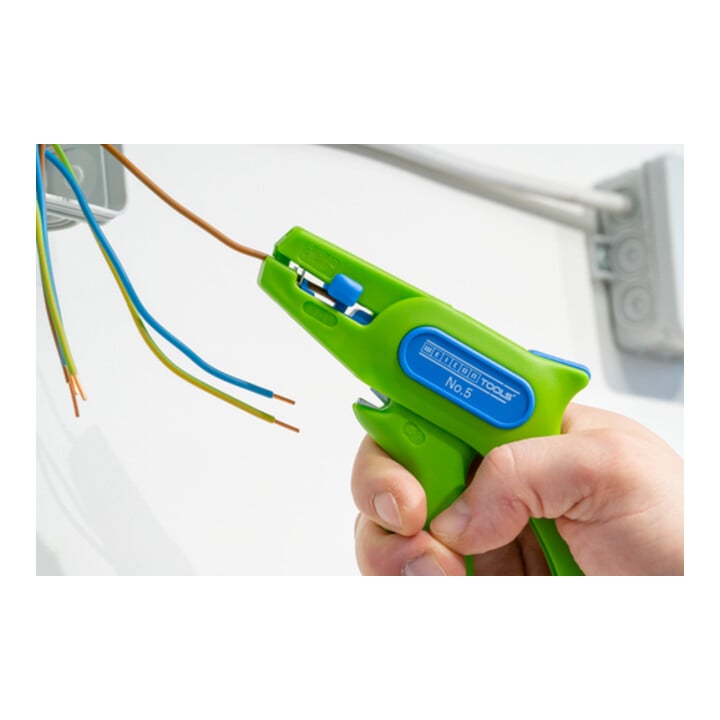 WEICON Abisolierzange No. 5 Green Line Arbeitsbereich 0,2–6,0 mm²