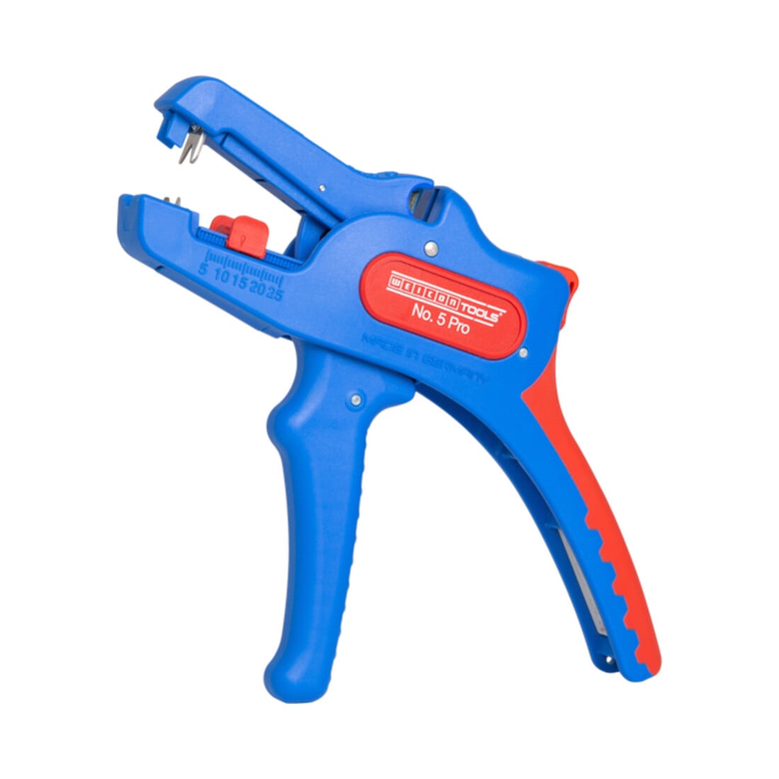 WEICON Abisolierzange No. 5 Pro, für alle gängigen flexiblen und massiven Leiter, Arbeitsbereich 0,2 – 16,0 mm²