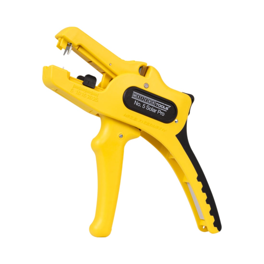 WEICON Abisolierzange No. 5 Solar Pro , zum Entmanteln und Abisolieren gängiger Photovoltaik-Kabel mit einem Querschnitt von 1,5 - 10 mm²