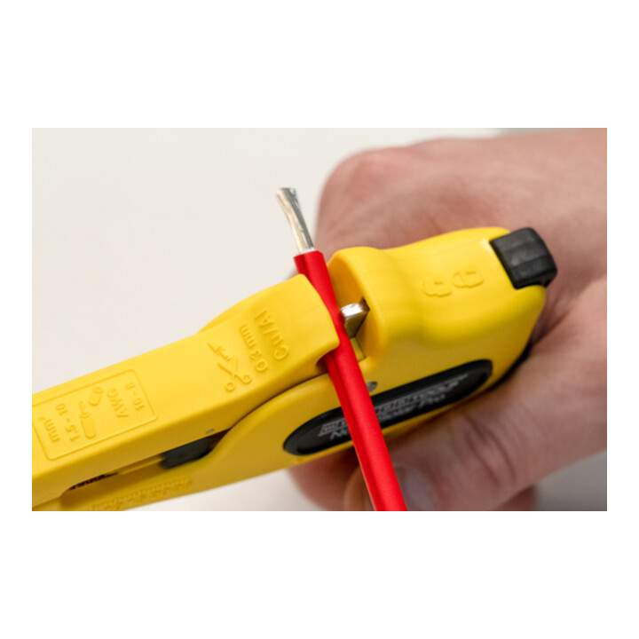 WEICON Abisolierzange No. 5 Solar Pro , zum Entmanteln und Abisolieren gängiger Photovoltaik-Kabel mit einem Querschnitt von 1,5 - 10 mm²