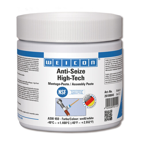 WEICON Anti-Seize ASW 450 450 g High-Tech Montagepaste