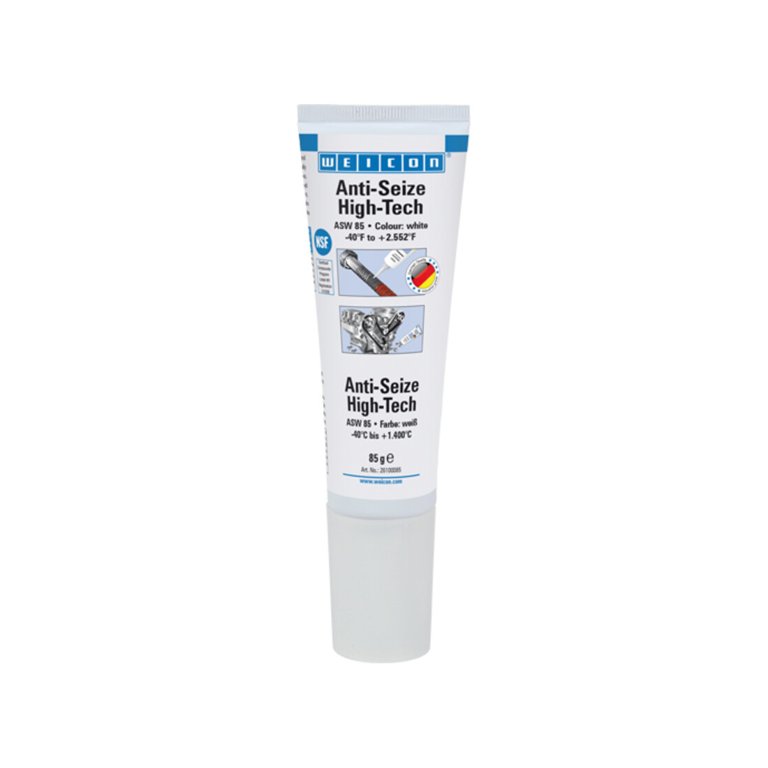 WEICON Anti-Seize ASW 85 Tube High-Tech Montagepaste 85g
