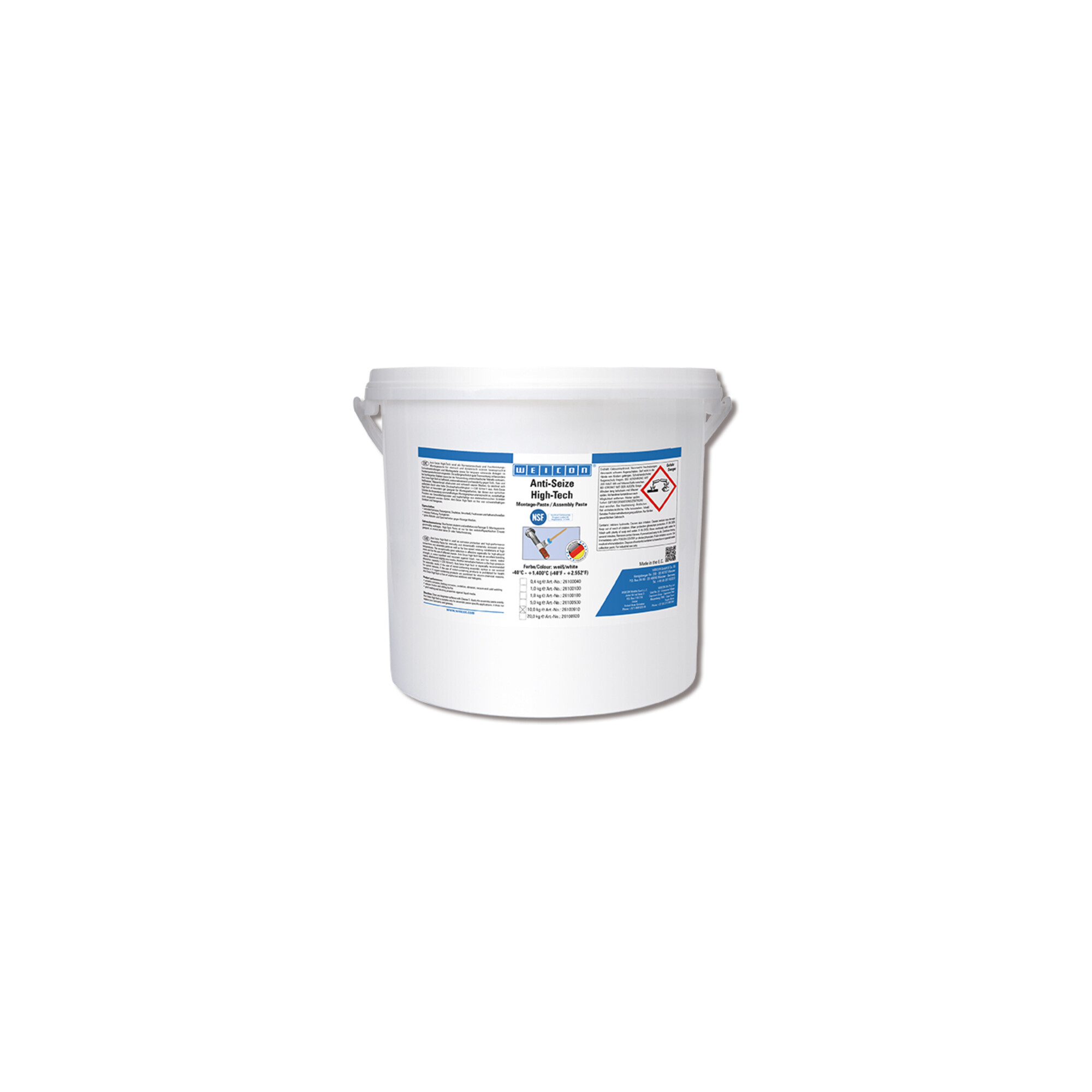 Weicon Anti-Seize High-Tech Montagepaste 10,0 kg