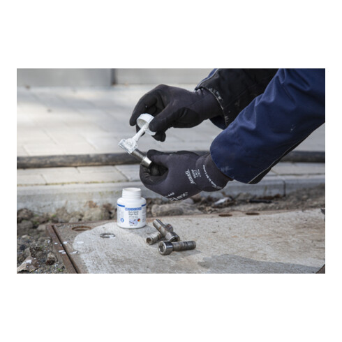 WEICON Anti-Seize High-Tech Montagepaste, metallfreie Schmier- und Trennmittelpaste, 5 g, weiß