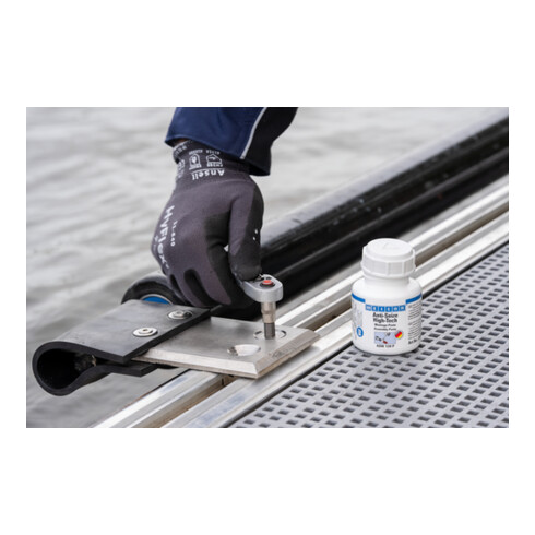 WEICON Anti-Seize High-Tech Montagepaste, metallfreie Schmier- und Trennmittelpaste, 5 g, weiß
