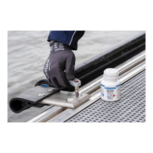 WEICON Anti-Seize High-Tech Montagepaste, metallfreie Schmier- und Trennmittelpaste, 5 g, weiß
