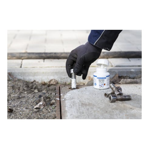 WEICON Anti-Seize High-Tech Montagepaste, metallfreie Schmier- und Trennmittelpaste, 5 g, weiß