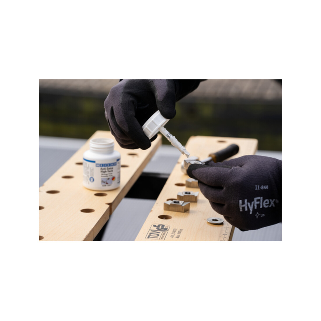 WEICON Anti-Seize High-Tech Montagepaste, metallfreie Schmier- und Trennmittelpaste, 5 g, weiß