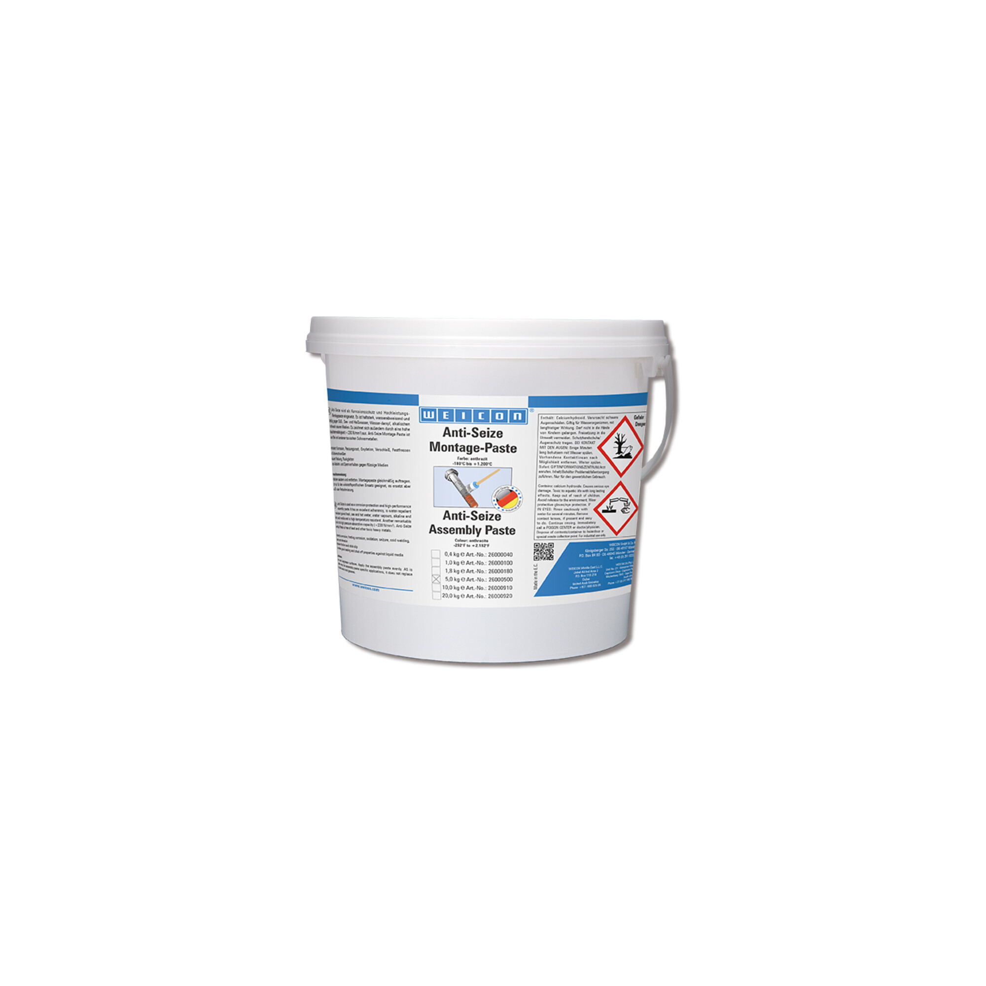 Weicon Anti-Seize Montagepaste 5,0 kg