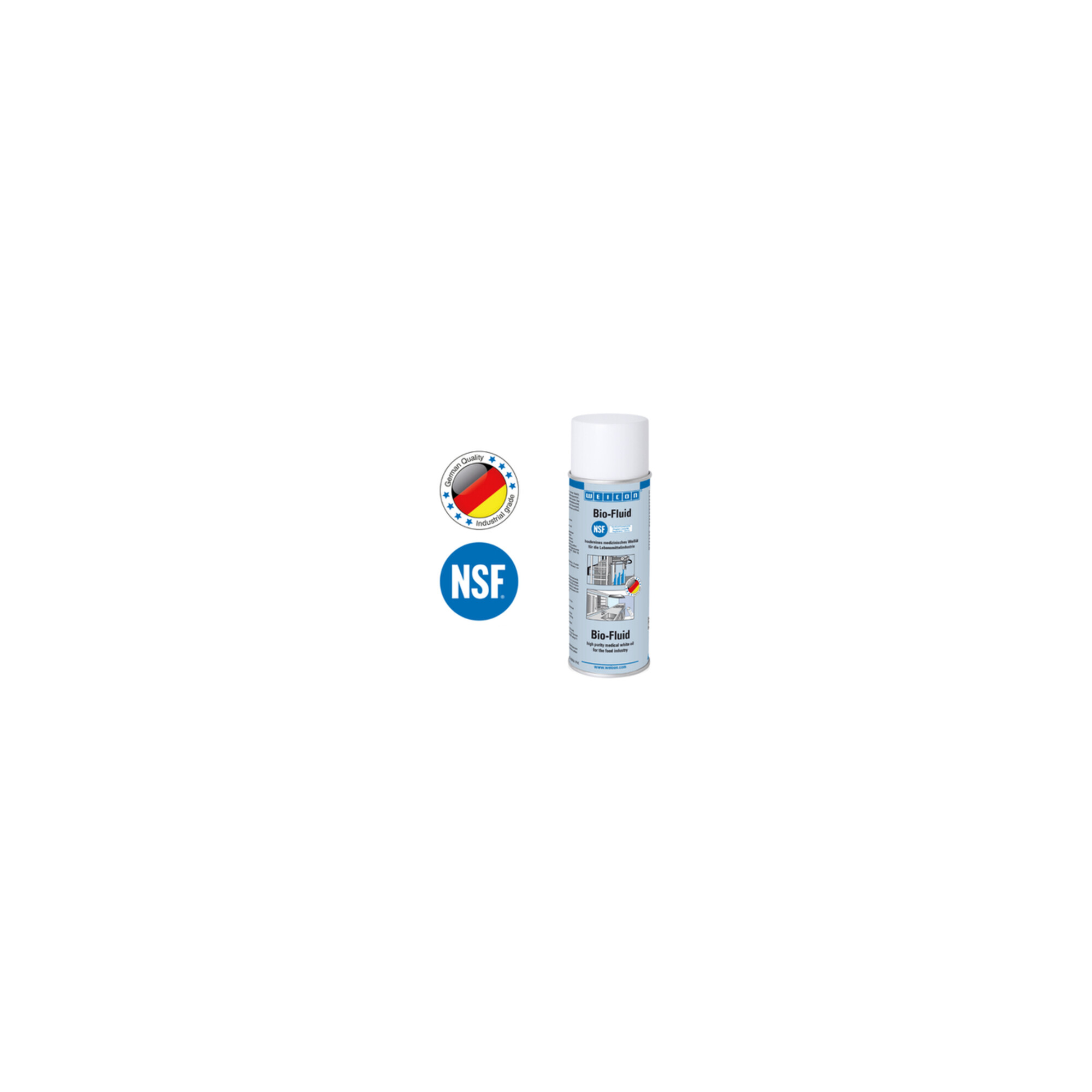 WEICON Bio-Fluid, Schmier- und Pflegeöl für den Lebensmittelbereich NSF H1, 200 ml, transparent