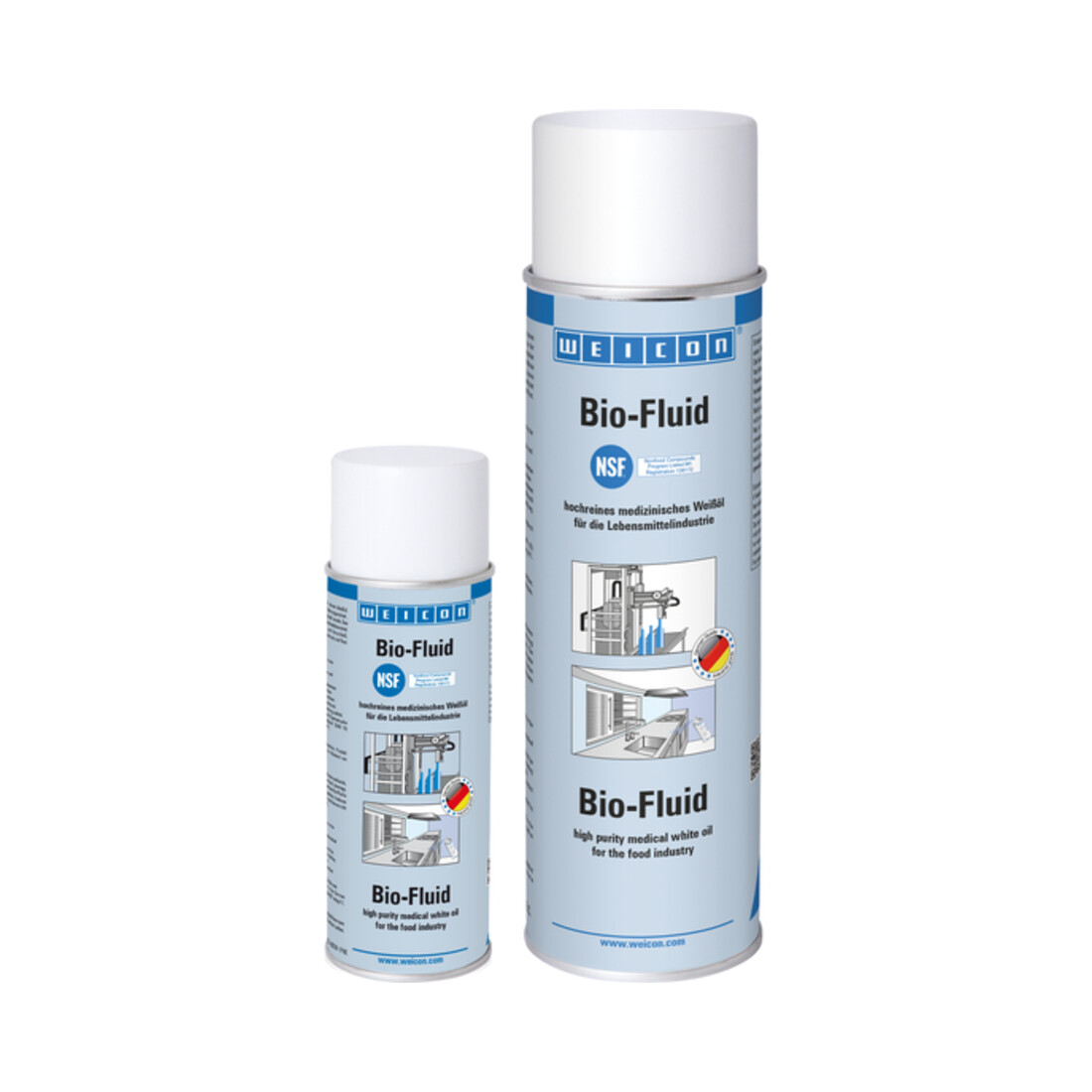 WEICON Bio-Fluid, Schmier- und Pflegeöl für den Lebensmittelbereich NSF H1, 200 ml, transparent