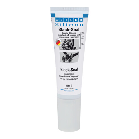 WEICON Black-Seal Silicone spécial 85 ml Adhésif silicon polyvalent Noir