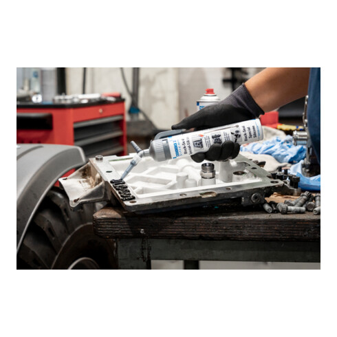 WEICON Black-Seal Spezialsilikon, dauerelastischer Dichtstoff für öl- oder fettbeständige Bereiche, 280 ml (Green Tube), schwarz